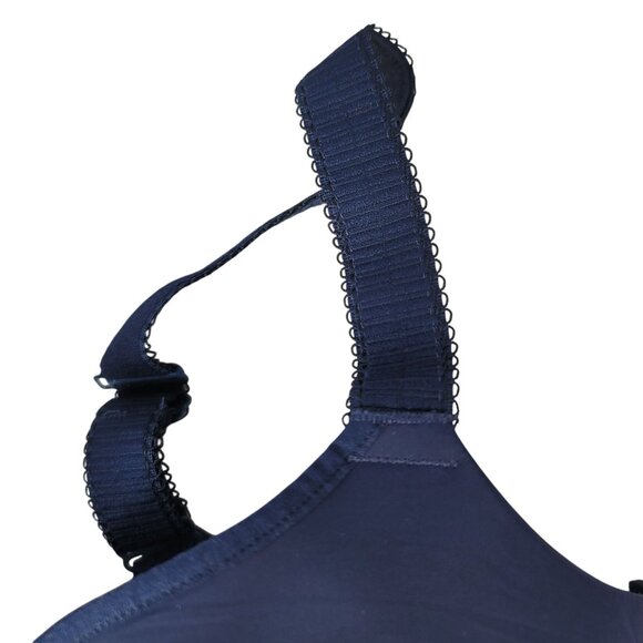 Panache Sculptresse Underwire Sasha Bra Blue 40FF Plunge Seamless Light Pad 9506 - Picture 4 of 11